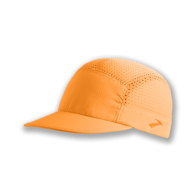 Brooks Propel Mesh Men's Running Hat - Fluoro Orange (90154-MRSK)